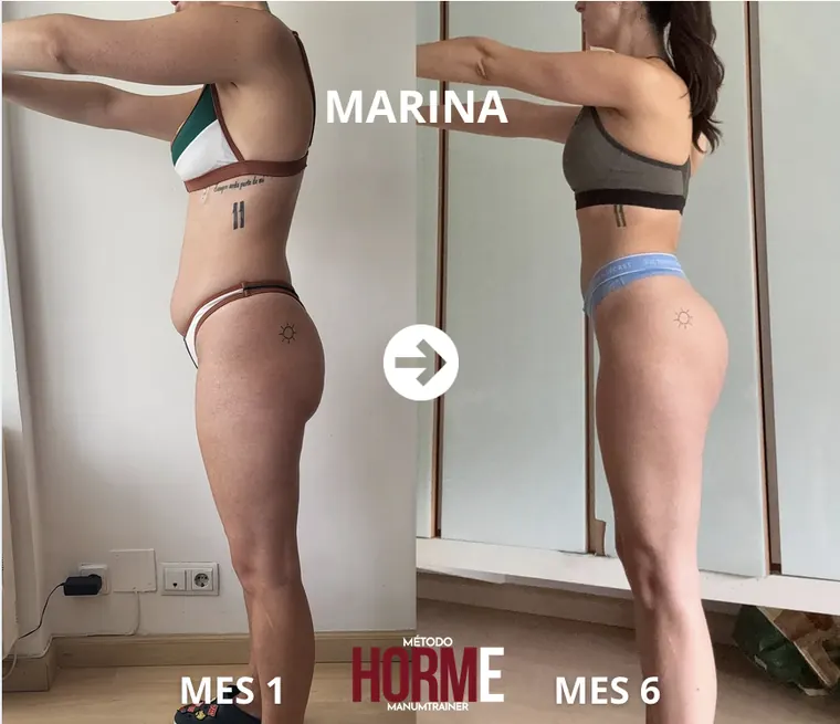 Antes y después Marina