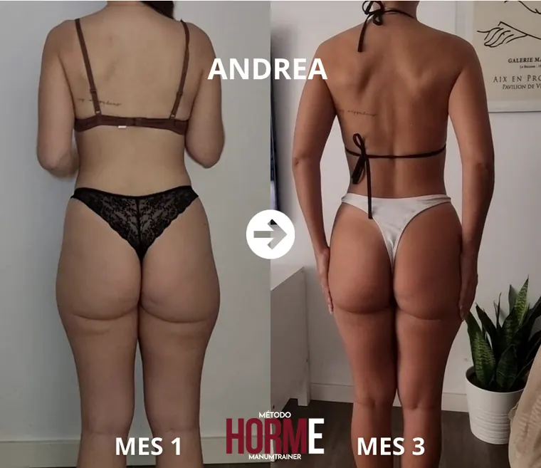 Antes y después Andrea